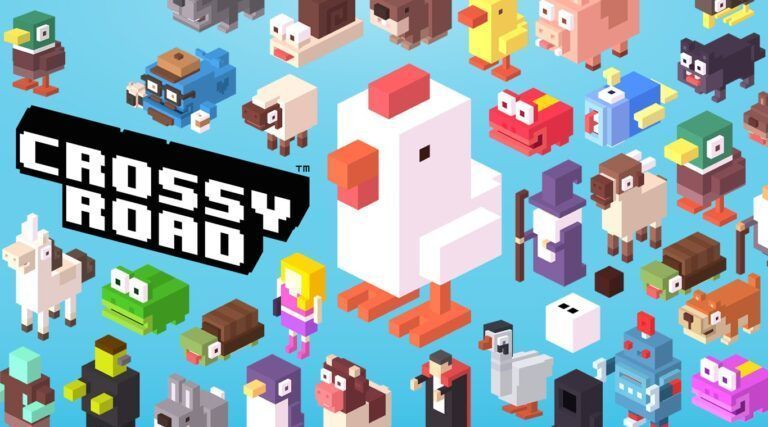 O jogo dos animais “Crossy Road” Para celular android 2020