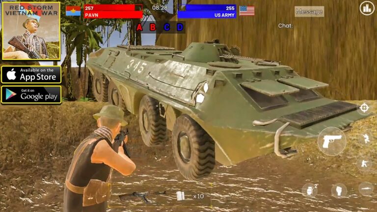 Red Storm : Vietnam War – Third Person Shooter Para android