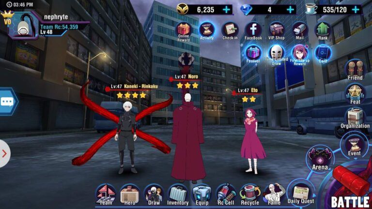 Tokyo Ghoul: Dark War Para Android