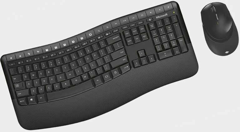 Pontuar um teclado ergonômico sem fio e combo de mouse para menos de $20 | PC Gamer