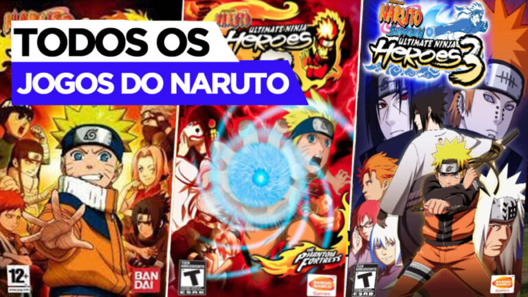 Saga NARUTO ultimate ninja heroes (1,2,3) para você jogar no seu celular !!