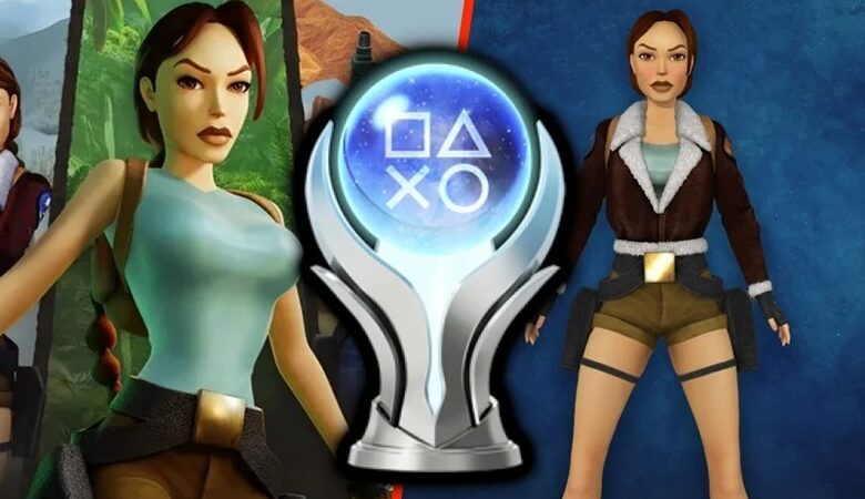 A versão PS5 da trilogia clássica Tomb Raider está sem o Troféu Platinum