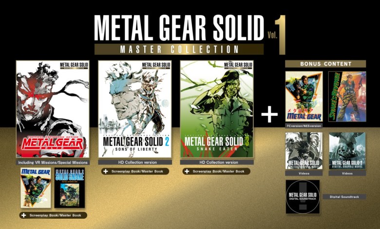 Vendas de Metal Gear Solid Master Collection Vol1 se aproximam de um milhão de cópias